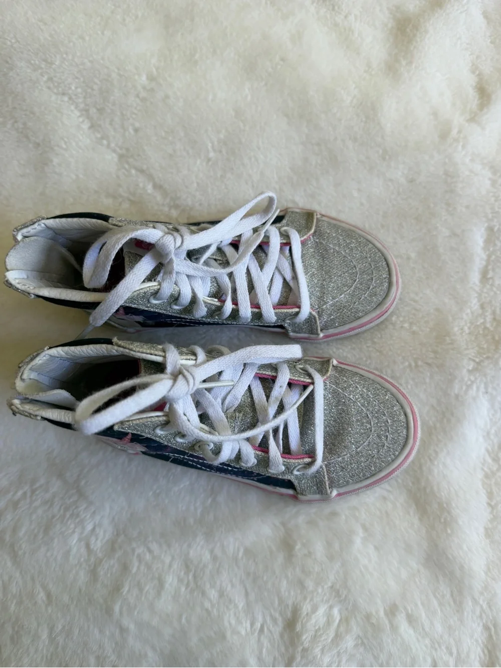 Vans Unicorn Sparkle High Top Sneakers Size 11c